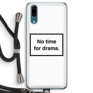 No drama: Huawei P20 Transparant Hoesje met koord