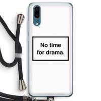 No drama: Huawei P20 Transparant Hoesje met koord