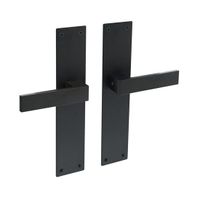 Intersteel Deurklink Amsterdam schild zwart blind Intersteel Deurklink Amsterdam schild zwart blind