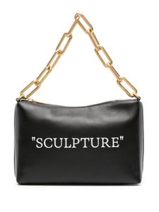 Off-White sac porté épaule Block Pouch en cuir - Noir