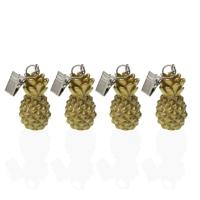 Tafelkleedclip Versa 3,6 x 6 x 3,6 cm Ananas 4 Onderdelen - thumbnail