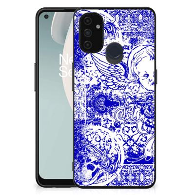 Telefoonhoesje OnePlus Nord N100 Angel Skull Blauw