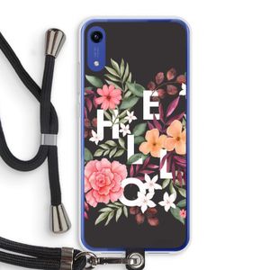 Hello in flowers: Honor Play 8A Transparant Hoesje met koord