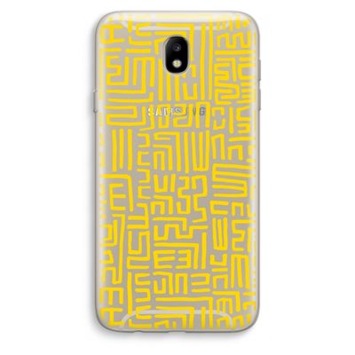 Majorelle Blue Print: Samsung Galaxy J7 (2017) Transparant Hoesje