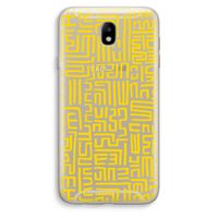 Majorelle Blue Print: Samsung Galaxy J7 (2017) Transparant Hoesje Majorelle Blue Print: Samsung Galaxy J7 (2017) Transparant Hoesje
