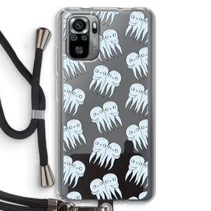 Octopussen: Xiaomi Redmi Note 10S Transparant Hoesje met koord