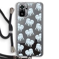 Octopussen: Xiaomi Redmi Note 10S Transparant Hoesje met koord