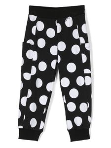 Monnalisa pantalon de jogging à pois - Bleu