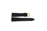 Horlogeband Universeel 1030156.21 Leder Zwart 21mm