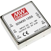 Mean Well SDM30-24S15 DC/DC-converter 30 W Aantal uitgangen: 1 x Inhoud 1 stuk(s) - thumbnail