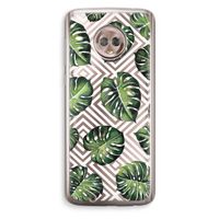 Geometrische jungle: Motorola Moto G6 Transparant Hoesje