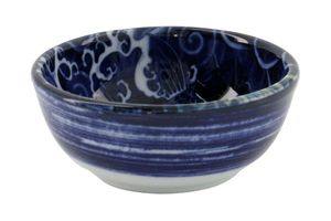 Tokyo Design Studio - Japonism Carp - Schaaltje - Blauw - 8.7x3.7cm 95ml