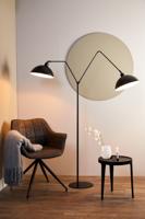Light & Living Zwarte vloerlampOrion 2-lichts - 1850112