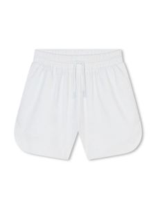 Marc Jacobs Kids short à logo en jacquard - Blanc