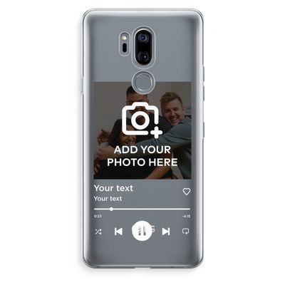 Music Player: LG G7 Thinq Transparant Hoesje