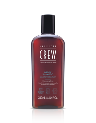 American Crew Hair Care & Body Hair & Scalp Detox Shampoo 250ml | Voor Shampoo Zonder Siliconen