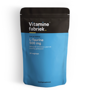 L-Taurine 500 mg - 90 vegicaps - Vitaminefabriek.nl