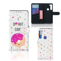 Motorola G8 Power Book Cover Donut Roze - thumbnail