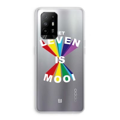 Het Leven Is Mooi: Oppo A94 5G Transparant Hoesje