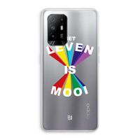 Het Leven Is Mooi: Oppo A94 5G Transparant Hoesje