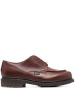 Paraboot derbies en cuir à lacets - Marron