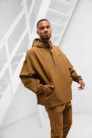 Under Armour Vibe Stormshell Hoodie Heren Bruin - Maat S - Kleur: Bruin | Soccerfanshop