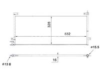 Condensor, airconditioning AC884000S