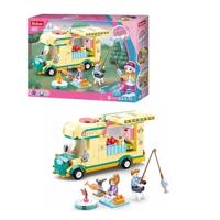 Sluban camper (girl's dream) bouwstenen set