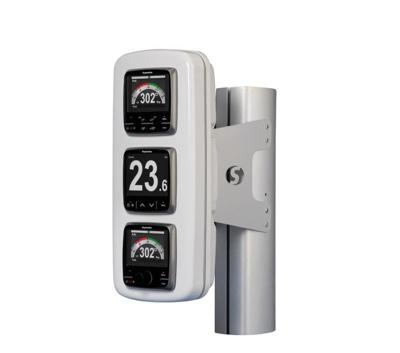 Scanstrut Behuizing Voor 3 Instrumenten Mast Montage Wit Default