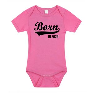 Born in 2025 cadeau baby rompertje roze meisjes 92 (18-24 maanden)  -