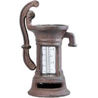 Regenmeter - gietijzer - waterpomp model - neerslagmeter