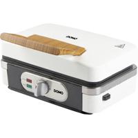 DOMO SANDWICH-WAFFEL-GRILL 3-IN-1 POWDER WHITE Tosti-apparaat Wit