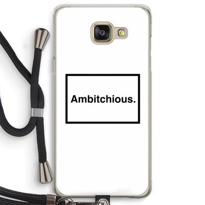 Ambitchious: Samsung Galaxy A5 (2016) Transparant Hoesje met koord