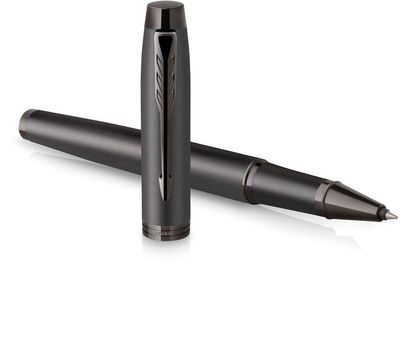 Parker IM Monochrome Titanium gelroller, fijn, giftbox