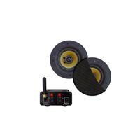 Aquasound Bluetooth Audio bluetooth audiosysteem - (30 watt / bt4.0 / auto-aux) - met rumba speakerset (mat zwart) - 230v/12v bmn30easy-rz - thumbnail