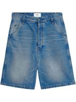 AMI Paris short en jean Alex à coupe ample - Bleu