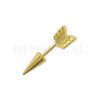 Helix goud kleur pijl