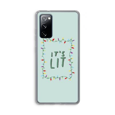 It's Lit: Samsung Galaxy S20 FE / S20 FE 5G Transparant Hoesje
