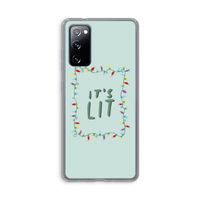 It's Lit: Samsung Galaxy S20 FE / S20 FE 5G Transparant Hoesje