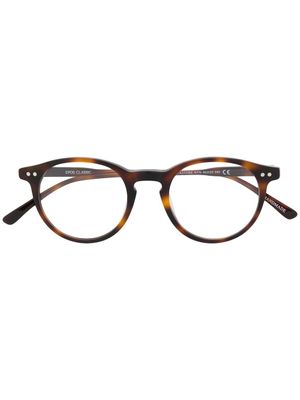 Epos lunettes de vue à monture ronde - Marron