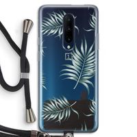 Simple leaves: OnePlus 7 Pro Transparant Hoesje met koord
