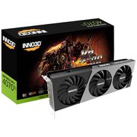 Inno 3D Nvidia GeForce RTX 4070 Ti Videokaart 12 GB GDDR6X-RAM PCIe 4.0 x16, HDMI, DisplayPort - thumbnail