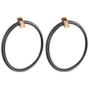 Benson Buitenband fiets - 2x - rubber - 28 inch x 1 1/2 - witte lijn
