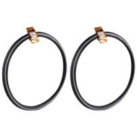 Benson Buitenband fiets - 2x - rubber - 28 inch x 1 1/2 - witte lijn