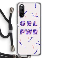 GRL PWR: Sony Sony Xperia 10 III Transparant Hoesje met koord