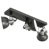 Steinhauer Zwarte opbouwspotBrooklyn 3-lichts - 2134ZW