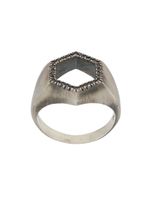 M.Cohen bague à design géométrique - Argent