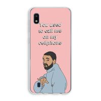 Hotline bling: Samsung Galaxy A10 Transparant Hoesje