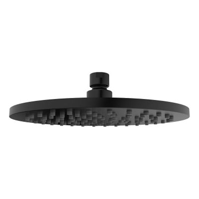 Hoofddouche Wiesbaden UniMatch Caral | 20 cm | Rond | Zwart mat