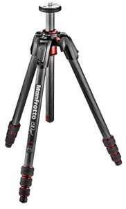 Manfrotto MT190GOA4 tripod Digitaal/filmcamera 3 poot/poten Zwart, Rood